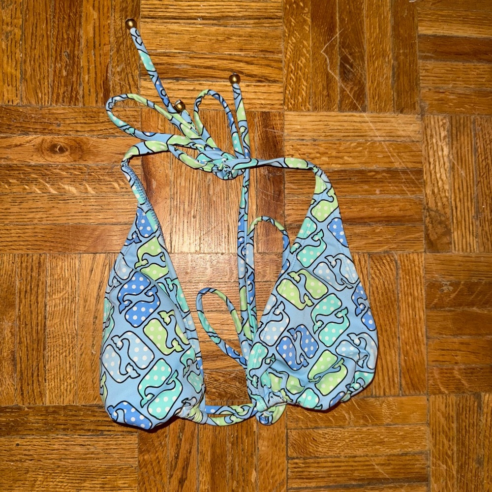 Vineyard Vines Blue and Green Bikini